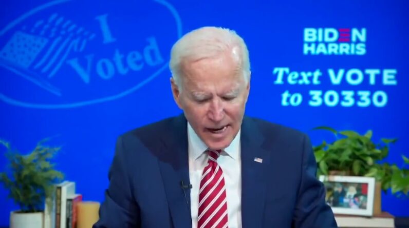 Joe Biden Brags About Putting Together An Extensive Voter Fraud Organization