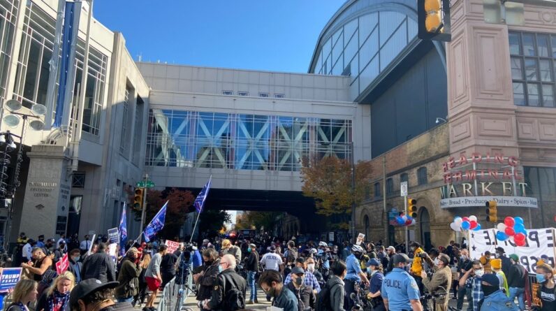 🔴RSBN LIVE: Protests Outside Philadelphia Convention Center