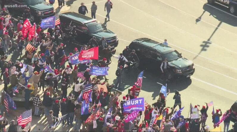 Million MAGA March, pro-Trump supporters gather at Freedom Plaza to protest election results