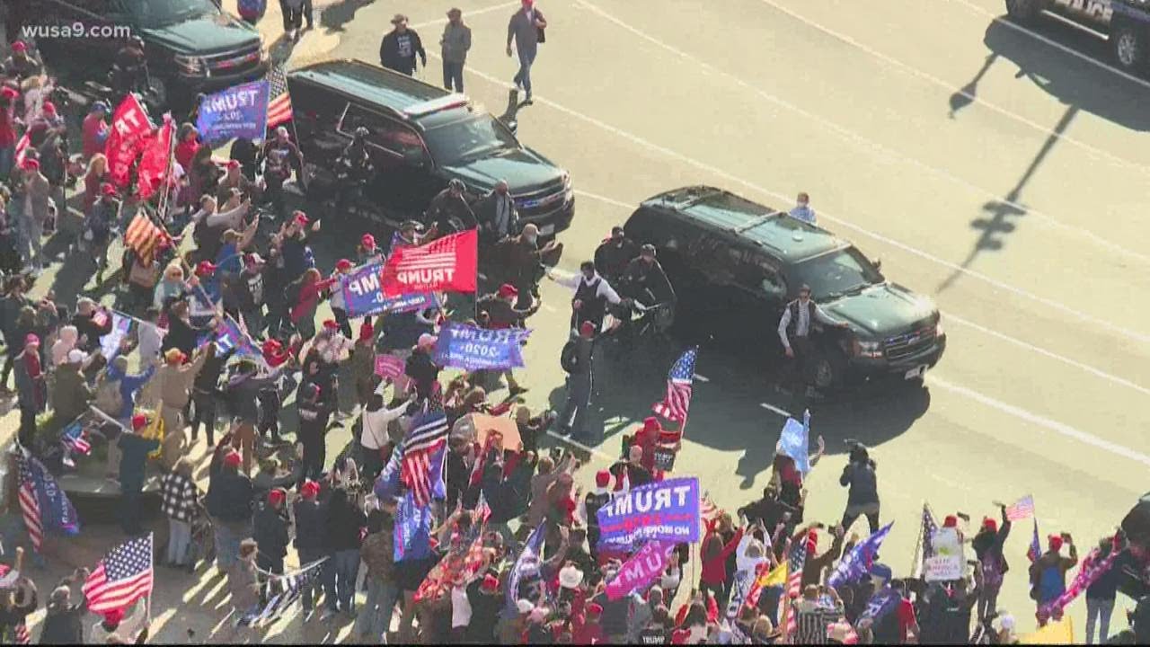 Million MAGA March, pro-Trump supporters gather at Freedom Plaza to protest election results