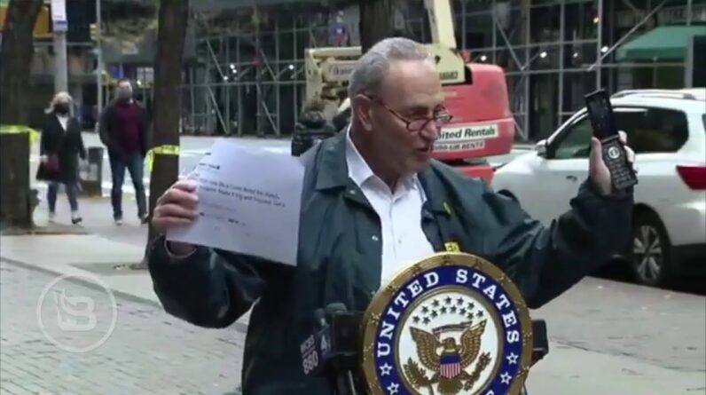 Schumer Goes On Deranged Rant Against Courts, Says Biden Will Be “Installed” No Matter What