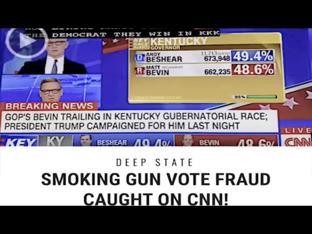 SMOKING GUN⏰VOTE FRAUD Caught Live On CNN