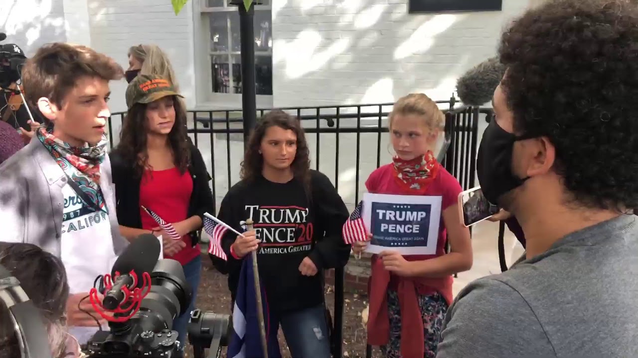 Trump Supporters Hold “Stop The Steal” Rally Outside RNC