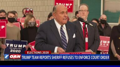 Trump Team reports sheriff refuses to enforce court order