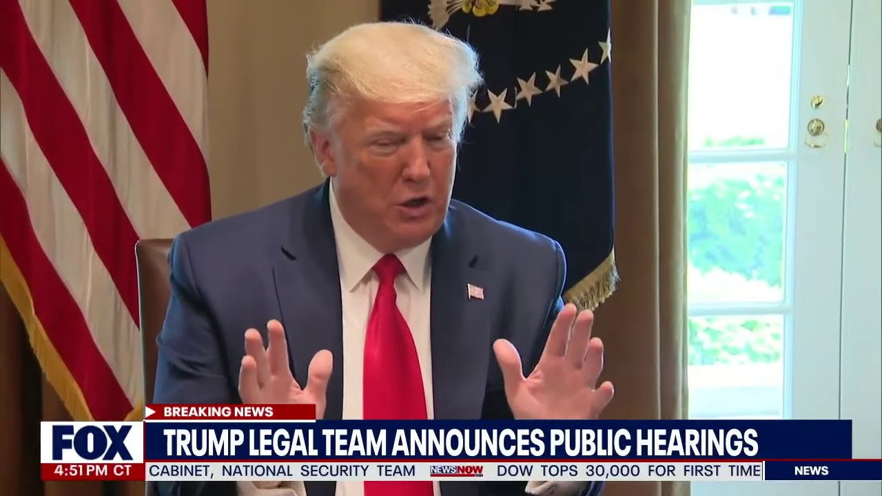 BREAKING: President Trump Legal Team To Do PUBLIC HEARINGS On Election 2020 | NewsNOW From FOX