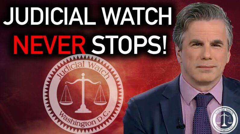 Judicial Watch is Doing the Heavy Lifting that the DOJ WON'T DO on Election Integrity!