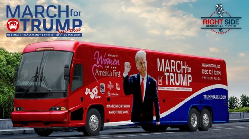 🔴 Watch LIVE: March for Trump Bus Tour Rally in Lansing, MI 12/8/20