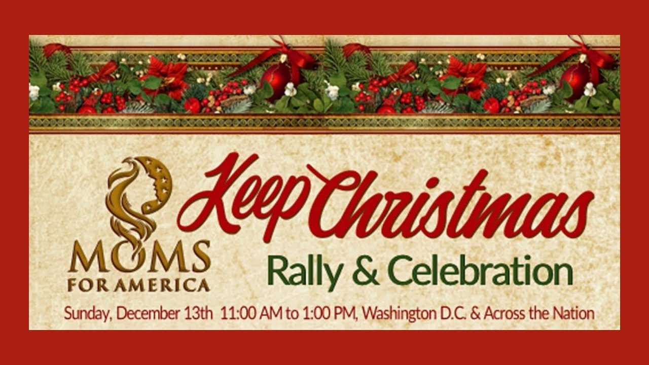 🔴 LIVE: "Keep Christmas" Rally & Celebration from Washington, D.C.