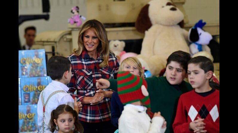 🔴 Watch Live: First Lady Melania Trump Participates in a Toys for Tots Event 12/8/20