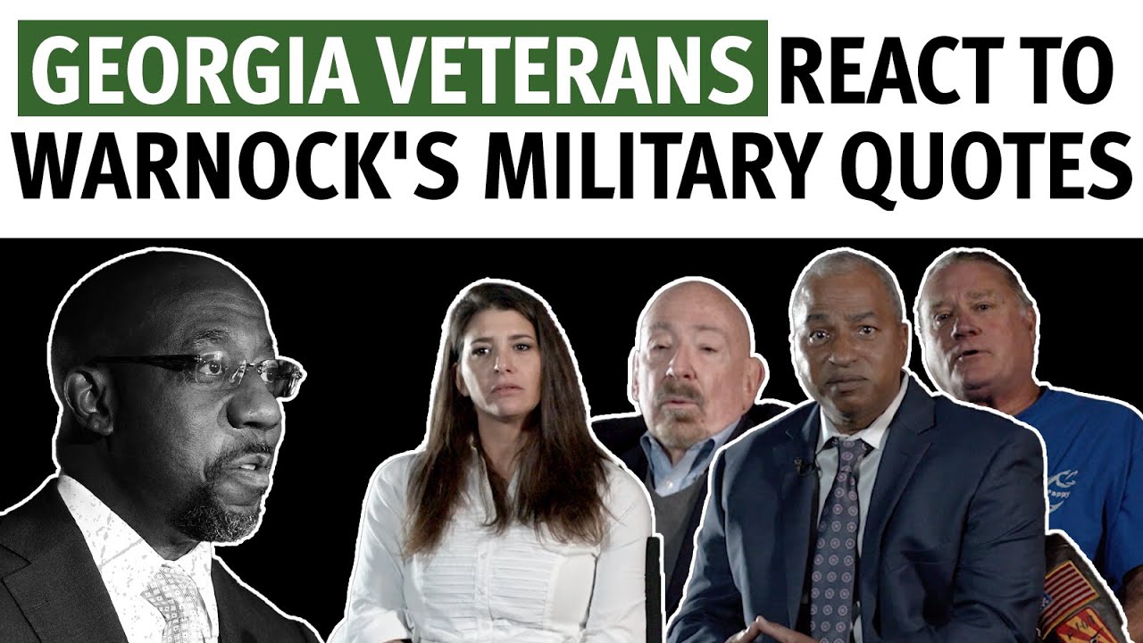 Georgia Veterans React To Warnock's Military Quotes