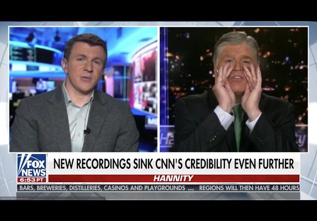 James O’Keefe joins Sean Hannity for the 3rd night in a row #CNNTapes