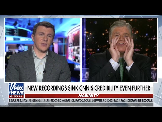 James O’Keefe joins Sean Hannity for the 3rd night in a row #CNNTapes