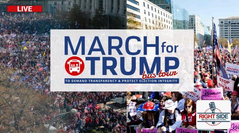 Watch LIVE: March for Trump Bus Tour in Washington, DC