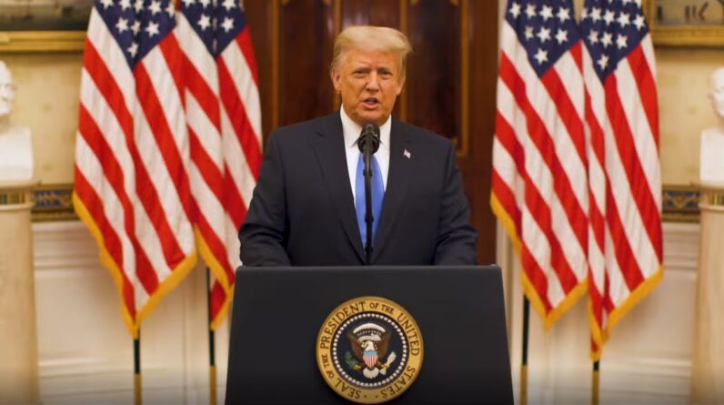 LIVE: PRESIDENT TRUMP FAREWELL ADDRESS TO THE NATION 1/19/21