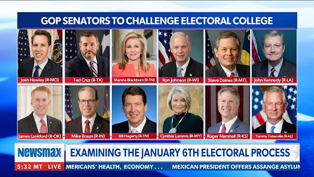 MULTIPLE SENATORS Challenging 2020 Electoral College--Can Trump Still Win?