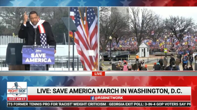 Rep. Vernon Jones Officially Joins Republican Party at Trump Rally in DC 1/6/21