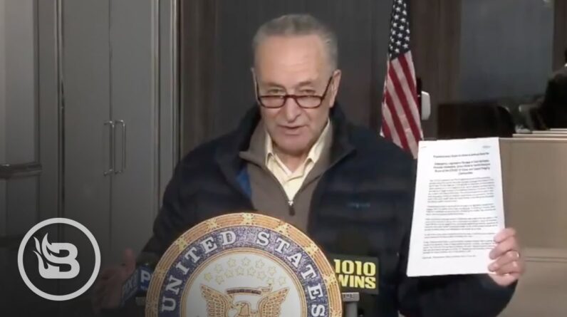 Schumer Announces “Biden Rescue Plan” For New York as Internet Mocks Him