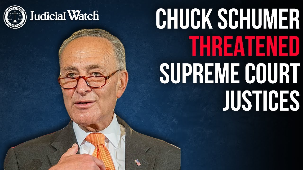 INCITEMENT? Reminder: Schumer Threatened SCOTUS Justices, Which is a Crime! DOJ/Senate did NOTHING!