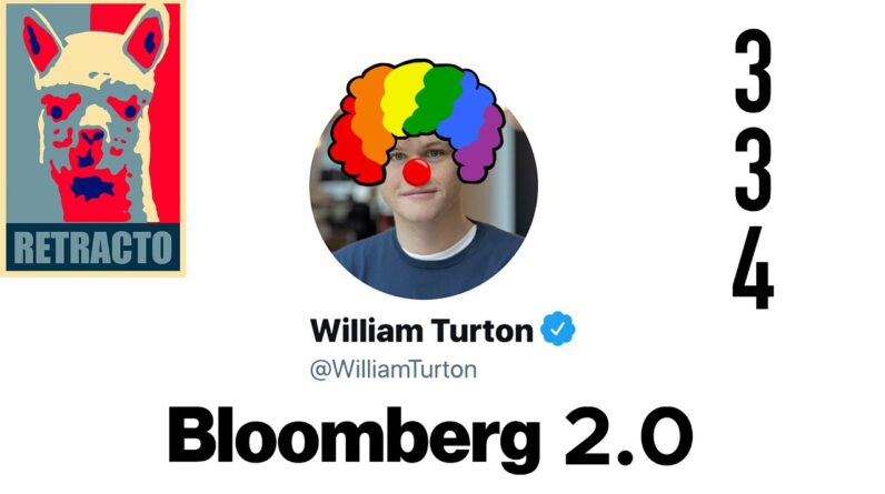 Bloomberg's Bill Turton Makes Wall of Shame History In FIRST EVER 2x Retraction In SAME ARTICLE