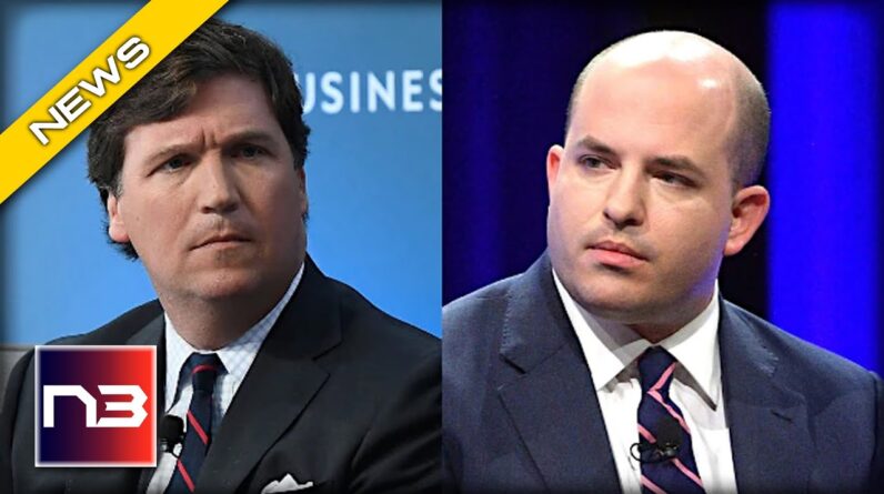 CNN’s Brian Stelter Has Public MELTDOWN Going After Tucker Carlson