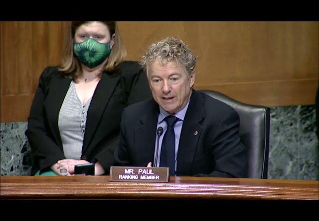 Dr. Rand Paul Questions Planned Parenthood Access to PPP - March 24, 2021