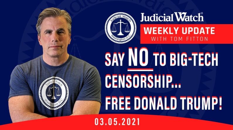 SAY NO TO BIG-TECH CENSORSHIP—Free Donald Trump!  Left Seeks to Abuse IRS Info—AGAIN