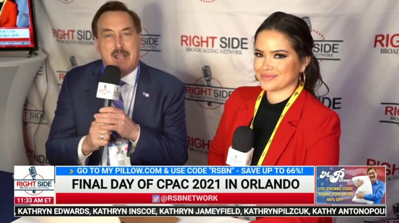 Interview with My Pillow CEO Mike Lindell at CPAC in Orlando 2/28/21