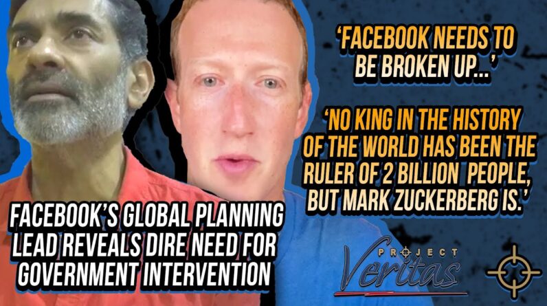 KING ZUCK: Facebook Global Planning Lead Reveals Dire Need For Government Intervention In Facebook