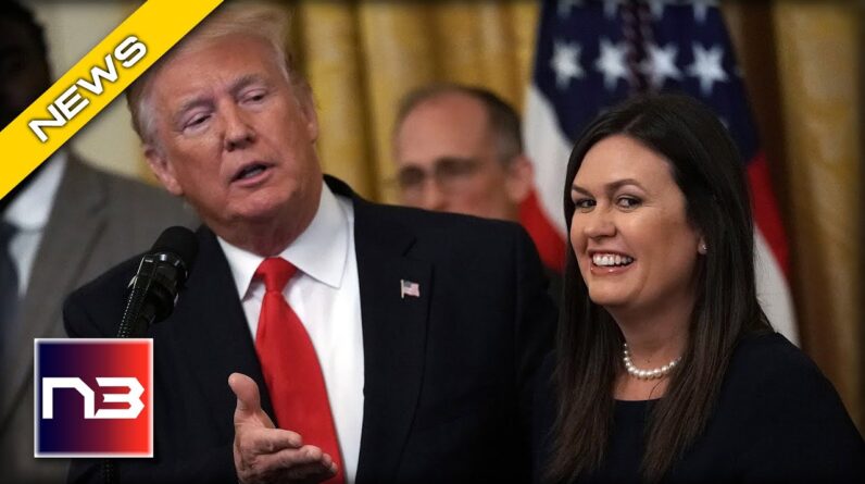 EPIC! Trump Surprises EVERYONE With UNEXPECTED Appearance for Sarah Huckabee Sanders