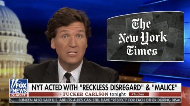 Tucker Carlson SLAMS New York Times in Segment Covering Veritas Lawsuit