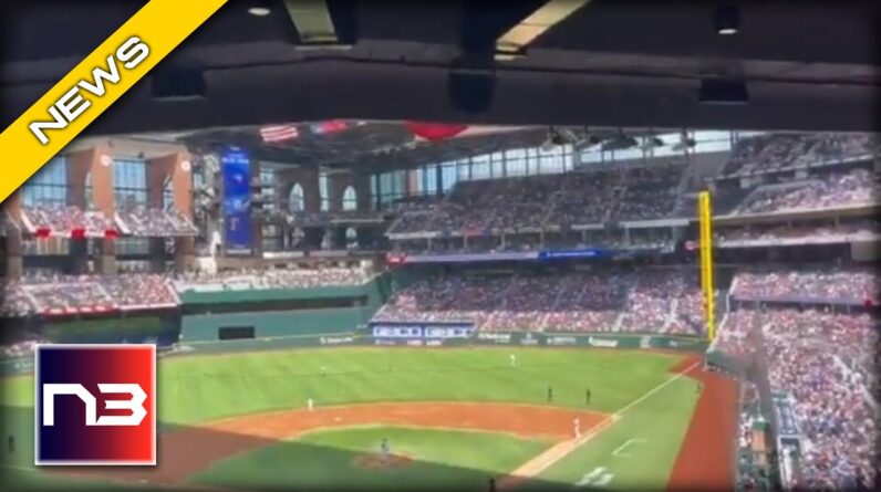 AMAZING SIGHT in Texas as Baseball Stadium is PACKED for Opening Day