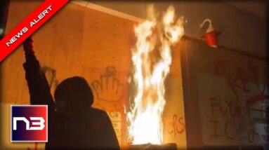 INSURRECTION? Antifa Thugs Set Fire to Federal ICE Facility With People Still Inside