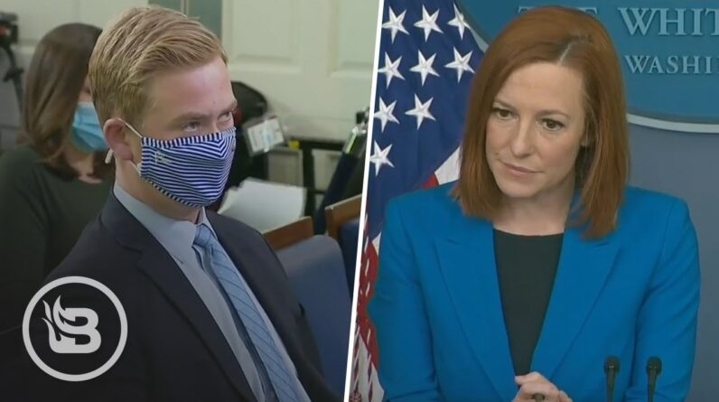 Reporter Confronts Psaki Over Biden Wearing a Mask on ZOOM CALL With World Leaders