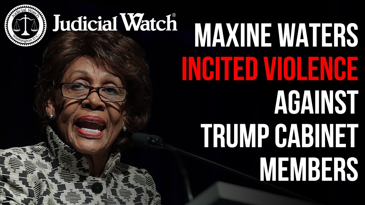 REMEMBER--House Should INVESTIGATE Maxine Waters