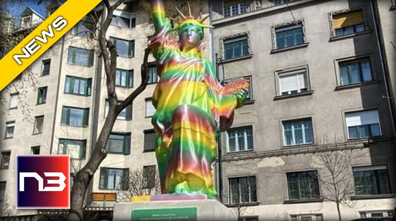 BLM Rainbow Statue Goes Up in Budapest but it's Time There Did Not Last Very Long