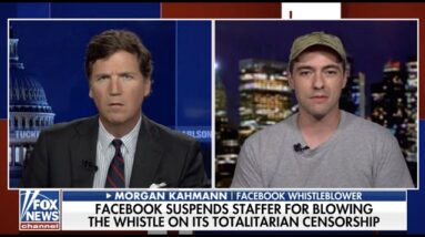 Facebook Insider Morgan Kahmann joins Tucker Carlson to discuss leaked 'Vaccine Hesitancy' documents