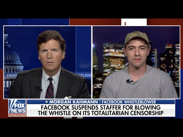 Facebook Insider Morgan Kahmann joins Tucker Carlson to discuss leaked 'Vaccine Hesitancy' documents