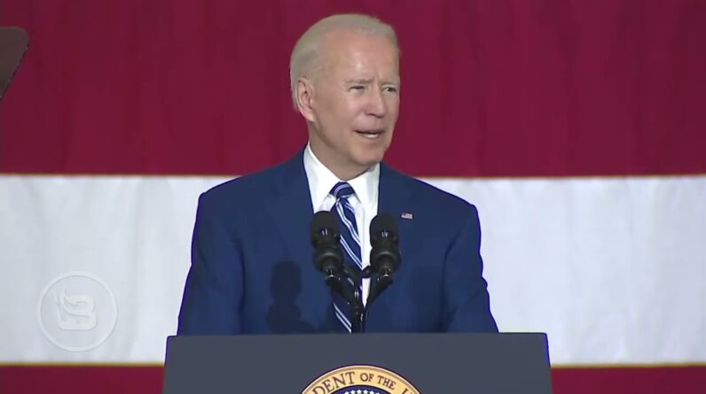 Biden Stops During His Speech to Deliver A Questionable Comment