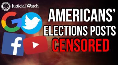 BREAKING: Docs Show CA & Big Tech CENSORED Americans’ Election Posts!