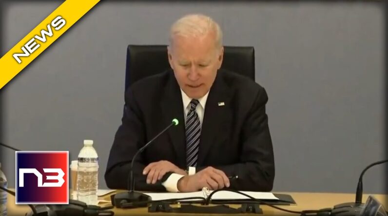 SO SAD! Old Joe Unable to Form Coherent Sentences while Speaking at FEMA Meeting