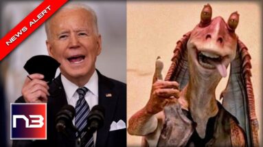 Jar Jar Biden Has ONE Word For People Who Refuse To Get "The Jab"