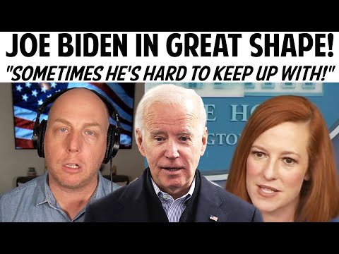 JOE BIDEN IN GREAT SHAPE! "SOMETIMES HE'S HARD TO KEEP UP WITH!"