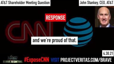 AT&T CEO Responds to Question on #ExposeCNN Videos at Company's Annual Shareholders Meeting