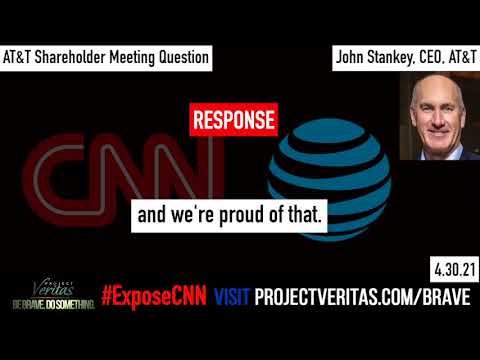 AT&T CEO Responds to Question on #ExposeCNN Videos at Company's Annual Shareholders Meeting