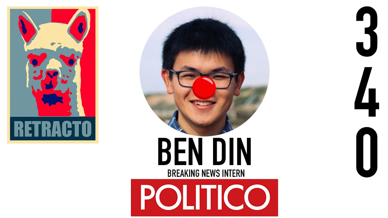 RETRACTION #340: Politico’s ‘Breaking News’ INTERN Benjamin Din Inducted to Veritas' Wall of Shame