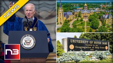 Notre Dame Grads Celebrate after Biden is a No-Show at their Graduation