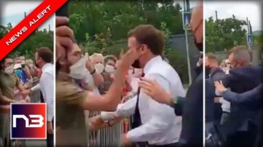 GOING VIRAL: Watch French President Macron Get Slapped In the Face in Public