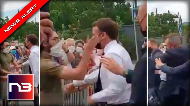 GOING VIRAL: Watch French President Macron Get Slapped In the Face in Public