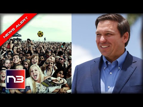 WATCH: DeSantis Walks onto Concert Stage like a ROCKSTAR - Crowd Goes WILD!