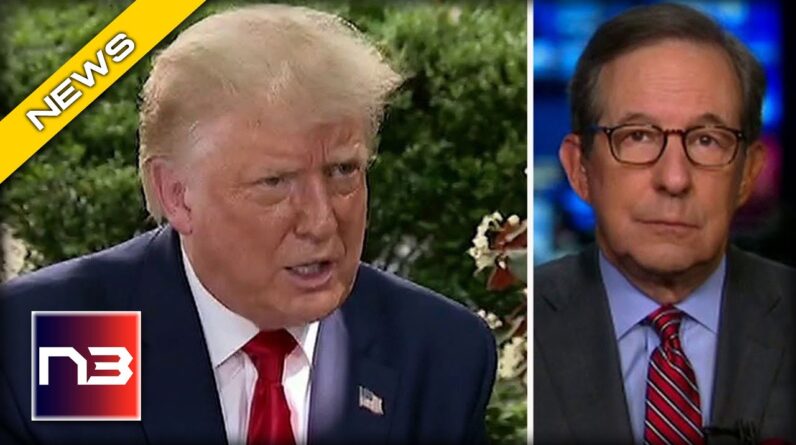 Chris Wallace TERRIFIED after Trump Releases Statement that May Have Him BOOTED Off the Air